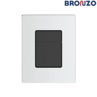 ضغطة سيفون جروهي كروم-أسود مربع