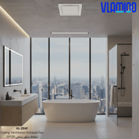 مروحة شفط مخفية VLAMINO قوة سحب 120 مقاس 25*25