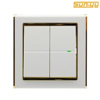 مفتاح دركسون مزدوج أبيض ذهبي SUNYU8