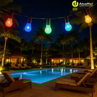 عقد لمبات خارجية 25 متر 20 لمبة