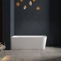 بانيو ديكور ابيض فيركو مقاس VERCO 170X75 cm