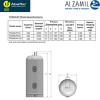 سخان الزامل المركزي صناعة سعودية 85 جالون المطور
