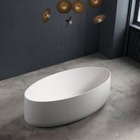 بانيو ديكور ابيض فيركو مقاس VERCO 186X90 cm