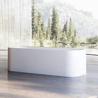 بانيو ديكور ابيض فيركو مقاس VERCO 170X75 cm