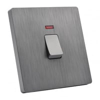 مفتاح مكيف 45 امبير بيانو رمادي 7*7