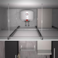 سخان سيروزا من الخزف السعودي 30 لتر مضغوط