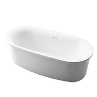 بانيو ديكور ابيض فيركو مقاس VERCO 170X80 cm