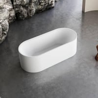 بانيو ديكور ابيض فيركو مقاس VERCO 150X70 cm