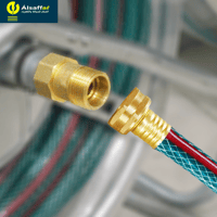 لي ماء توصيلة 1.5 متر 3/4 بوصة اخضر كريستال برؤوس