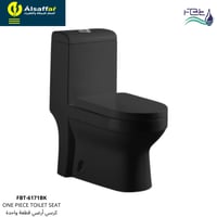 كرسي فرنجي أسود مطفي FBT 6171