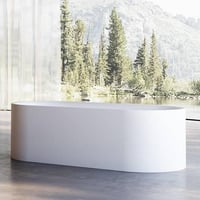 بانيو ديكور ابيض فيركو مقاس VERCO 170X75 cm