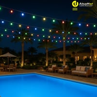 عقد لمبات خارجية 10 متر 13 لمبة