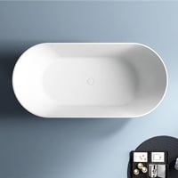 بانيو ديكور ابيض فيركو مقاس VERCO 150X80 cm