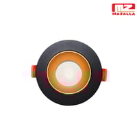 فريم مانع للتوهج 7 سم أسود-ذهبي رملي