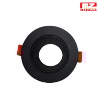 فريم مانع للتوهج 7 سم أسود-أسود مطفي