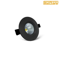 سبوت لايت COB ليد 7 واط 3" انش SUNYU فريم أسود