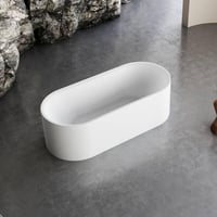 بانيو ديكور ابيض فيركو مقاس VERCO 170X75 cm