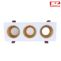 فريم مانع للتوهج 3 انش أبيض-أسود مطفي