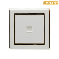 فيش تليفون أبيض ذهبي SUNYU8