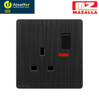 فيش مفرد بمفتاح ولمبة 13 امبير MZ