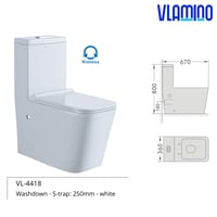 كرسي افرنجي فلامينو VL-4418 أبيض