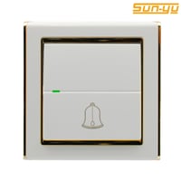 مفتاح جرس أبيض ذهبي SUNYU8