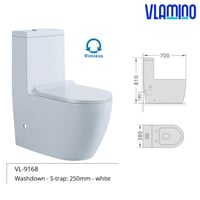 كرسي افرنجي فلامينو VL-9168 أبيض