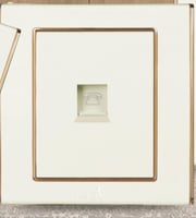 فيش هاتف مفرد لؤلؤي ذهبي 7*7 V3