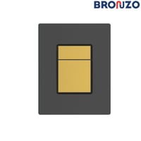 ضغطة سيفون جروهي أسود-برشد جولد مربع