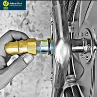 كونكتر بكرة زاوية 90 نحاس