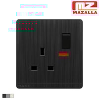 فيش مفرد بمفتاح ولمبة 13 امبير MZ