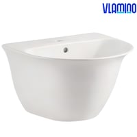 مغسلة سيراميك معلق فلامينو VL-741 ابيض