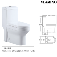 كرسي افرنجي فلامينو VL-1919 أبيض