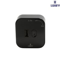 فيش مجرى أفياش أسود USB+TYPE C