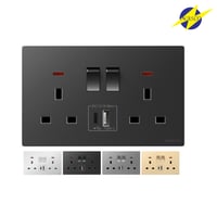 فيش مزدوج 13 امبير+شاحن 7*14 NASCO بيانو