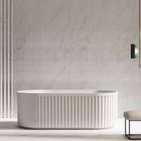 بانيو ديكور ابيض فيركو مقاس VERCO 170X80 cm