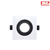 فريم مانع للتوهج 7 سم مربع أبيض-أسود مطفي