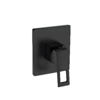 لوحة خلاط شطاف 1 خط مخفي أسود BRONZO