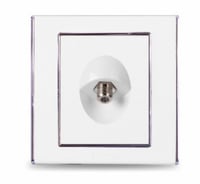 فيش دش مفرد أبيض/رمادي 7*7 V3