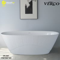 بانيو ديكو فيركو أبيض مقاس VERCO 170X80 cm
