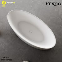 بانيو ديكور فيركو أبيض مقاس VERCO 170X80 cm