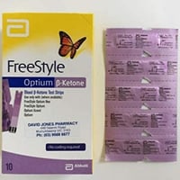 علبة شرائح قياس كيتو ( 10 حبات) KETO TEST