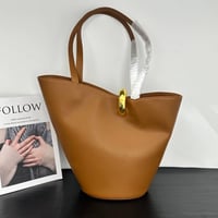 حقيبة يد لو بامبولا موين جلد جاكيموس بنى للنساء