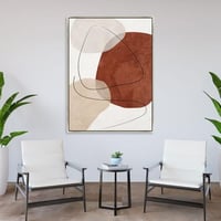 لوحات جدارية فن تجريدي تصميم موردن عصري