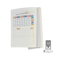 دفتر واجبات بحجم A5 رفيق طفلك لـ 20 أسبوع من التنظ...