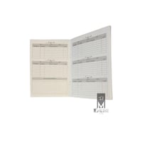 دفتر واجبات بحجم A5 رفيق طفلك لـ 20 أسبوع من التنظ...