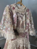 فستان سهره تل طويل (#150)