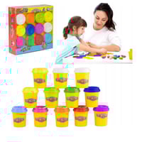 صلصال 12 قطعه