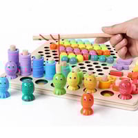 لغز الأرقام والالوان الخشبية