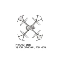 طائرة درون بقفاز تحكم